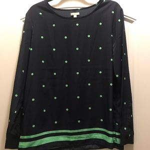 Gap Polka Dot Blouse, Size M NWOT